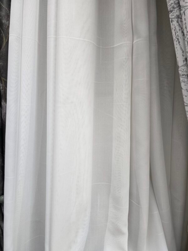 Plain White Sheer