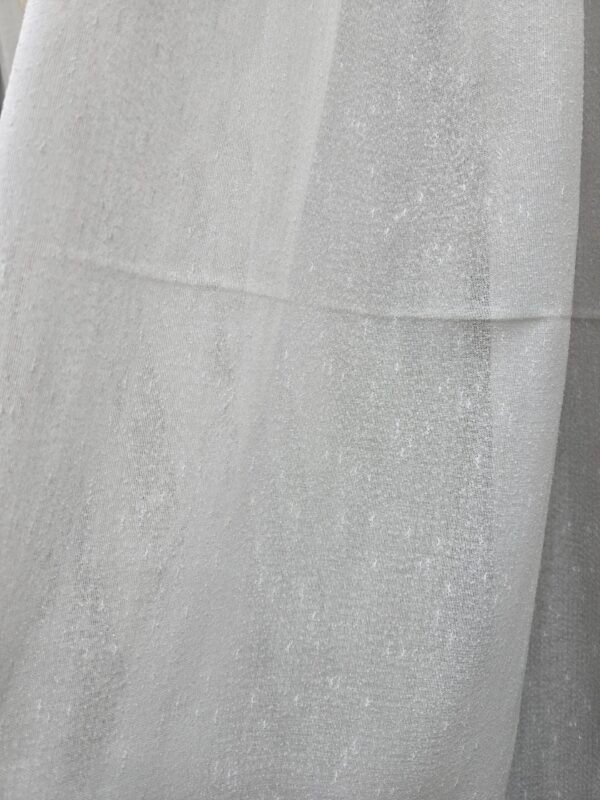 White Grainy Sheer