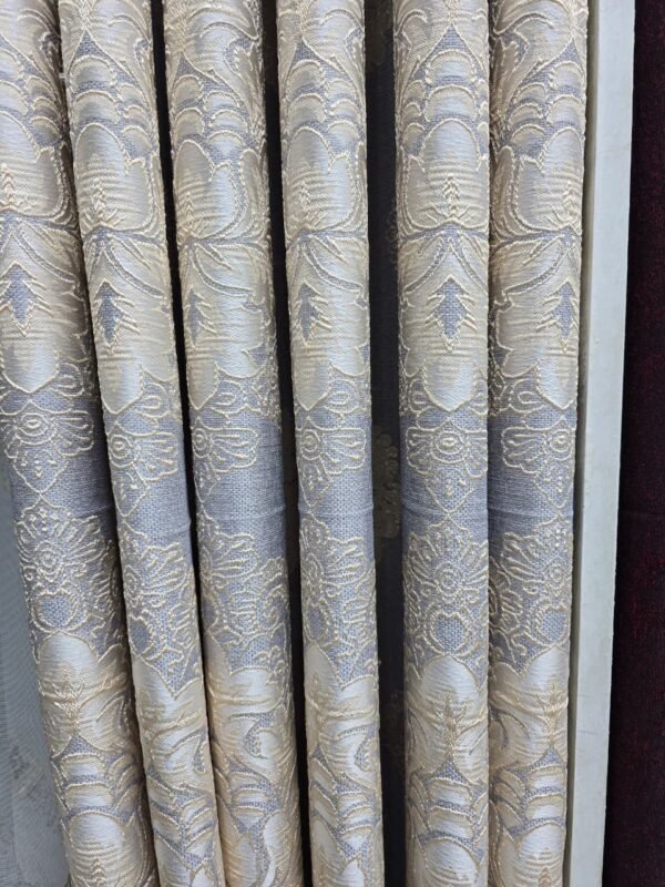 Grey-and-beige-patterned-curtains