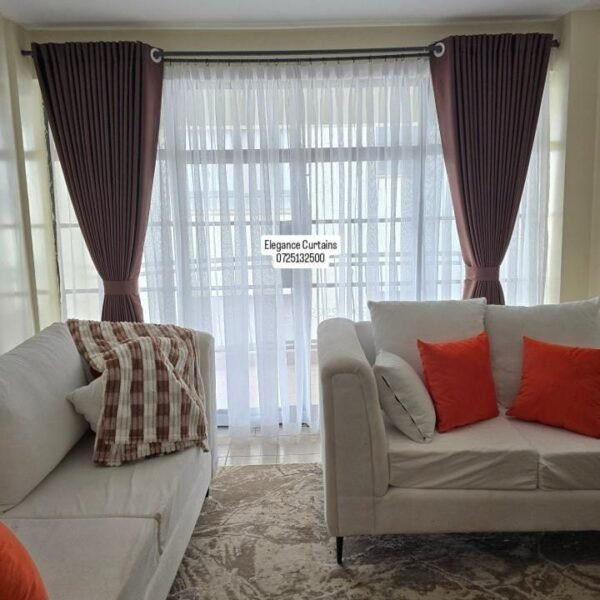 Chocolate/Dark Brown 100% Blackout Curtains