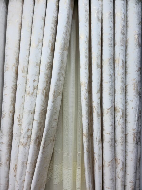 Ivory Gold Curtain