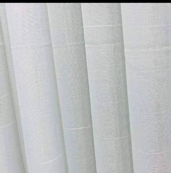Plain White Sheers