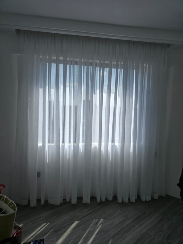 Plain White Sheers