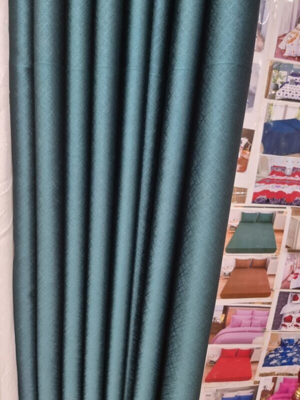 Teal green 100% Blackout Curtain