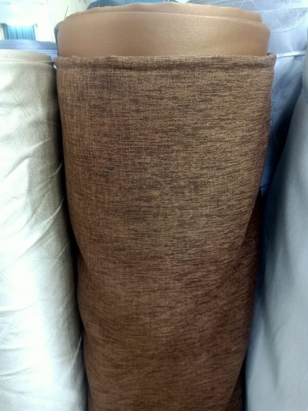 Brown 'linen like' Curtain