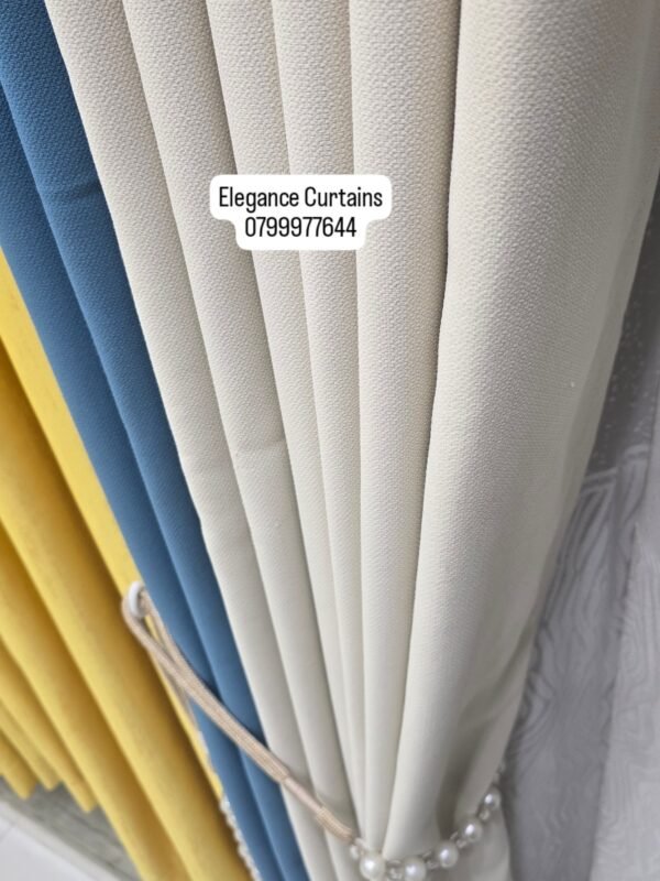 Off-White Blackout Curtain