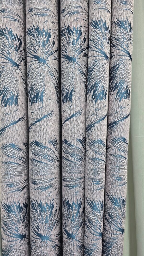 Navy Blue themed curtain