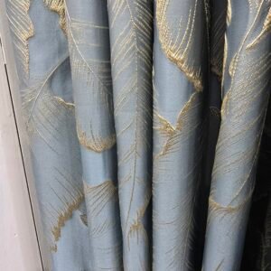 Blue Gold Curtain X